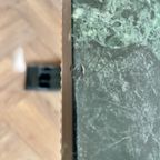 Prachtige Salontafel Met Groen Marmeren Blad. thumbnail 2