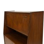 Vintage Secretaire Wandkast Werkplek Jaren 60 Teak Fineer thumbnail 14