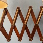 Teak Wood Deense Stijl Schaarlamp thumbnail 9