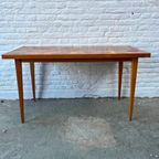 Vintage Sidetable - Bijzettafel, Uniek Blad Ingelegd Fineer thumbnail 2
