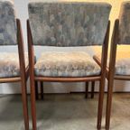 Vier Zeldzame Vintage Eetkamerstoelen, Model 641p, Rudolf Glatzel Voor Thonet thumbnail 15
