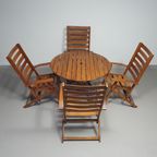 Ico Parisi Garden Seating Set By Reguitti Chairs / Table thumbnail 2