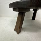 Brutalist Solid Wooden Coffee Table , 1970’S thumbnail 17