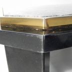 Fedam Salontafel , Hollywood Regency, Marmer In Stalen Frame thumbnail 16