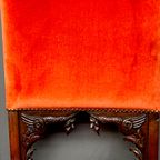 Set Van 6 Stoelen In Neogotische Stijl. thumbnail 8