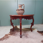 Antieke Halfronde Barok Sidetable thumbnail 2