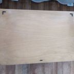 Vintage Nachtkast Bedside Table Nachtkastje Hout Lade thumbnail 9