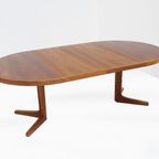 Vintage Deense Ronde Uitschuifbare Eettafel Tafel 1960s thumbnail 4
