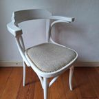 Set Van 4 Brocante Vintage Café Stoelen In Thonet Style thumbnail 8