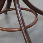 Charmante, Sierlijke Staande Bentwood Vintage Kapstok/ Parapluhouder In Thonet Stijl thumbnail 9