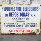 Emaille Bord Beleggings -En Depositokas Antwerpen thumbnail 5