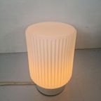 Vintage Plafonniere Met Ribbel Glas thumbnail 2