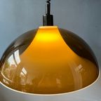 Space Age Hanglamp Met Dubbele Schaduw Van Elio Martinelli Voor Artimeta thumbnail 2