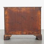 Prachtige Antieke Engelse Ladekast/ Dressing Chest Uit De 18e Eeuw Met Brushing Slide thumbnail 5