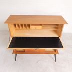 Secretaire Met Schuifdeuren Op Ranke Poten, Jaren 50 thumbnail 8