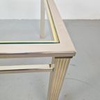 Set 2 Vintage Salontafel Chroom Messing Fratelli Orsenigo 70 thumbnail 11