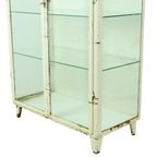 Oude Metalen Apothekerskast Medicijnkast Glas Industrieel 1970S thumbnail 11