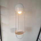 Vintage Woja Design Lamp Met Bloempot. thumbnail 12