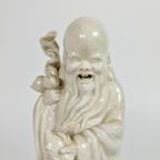 Guanyin - Blanc De Chine - Chinees - Wit Porselein - Beeld - Midden 20E Eeuw - thumbnail 3