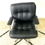 Office Chair On Wheels In Leatherette By Vaghi, Italy, 1960S thumbnail 13