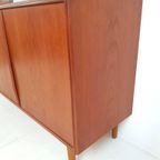 Vintage Deens Teak Houten Dressoir | Wandkast thumbnail 9