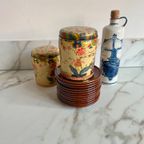 12 Vintage Schoteltje Van Potterie De Driehoek, Huizen Holland thumbnail 2