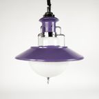 Brevettato - Space Age - Hanglamp - Opaalglas - Metaal - Italie - 70'S thumbnail 3