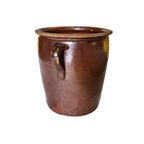 Brocante Bruine Steengoed Voorraad Pot, Begin 20E Eeuw thumbnail 3