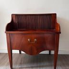 19e Eeuws Mahoniehouten Kastje thumbnail 9