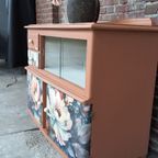 Kastje, Klein Dressoir, Vitrinekast, Commode, Gerestyled thumbnail 9