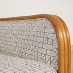 Sofa 2-Zit Bamboo And Rattan Met Grafisch Patroon thumbnail 15