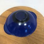 Grote Emaille Gietijzeren Wok Blauw thumbnail 3