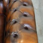 Mooie Set Van 2 Engelse Bruine Rundleren Chesterfield Fauteuils thumbnail 10