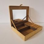 Jim Thompson Juwelen Spiegel Makeupspiegel Doos Makeup Doos Vintage Doos Spiegel thumbnail 2