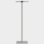 Unilux Kapstok, Aluminium, 177 Cm Hoog, 2 Haken thumbnail 2