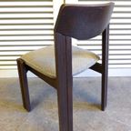 Prachtige Wenge Brutalist Stoel thumbnail 5