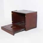 Vintage Unique Bar Cabinet With Brass Markings thumbnail 7