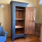 Imposante 18E Eeuwse Kast  Garderobekast Keukenkast 240 Cm.Frans thumbnail 10