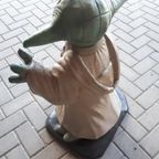 Xxl Yoda Beeld Van Fiberglass Of Kunststof Star Warsstarwars thumbnail 4
