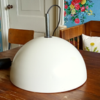 Vintage Dome Mushroom Hanglamp Hoffmeister Leuchten Jaren '70 thumbnail 20
