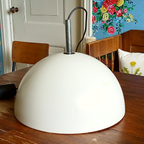 Vintage Dome Mushroom Hanglamp Hoffmeister Leuchten Jaren '70 thumbnail 19