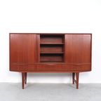 Ew Bach Teak Highboard, Jaren 60 thumbnail 5