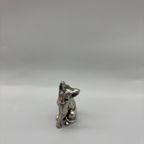 Zilveren Miniatuur Kat thumbnail 5