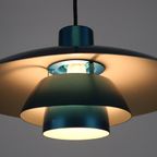 Prachtige Deense Iconische Louis Poulsen Lamp | Tel 4/3 | Jaren '70 Lamp | Scandinavisch Design | thumbnail 4