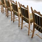 Brutalist Eetkamerstoelen | Vintage Stoelen | Jaren 60 | (4) thumbnail 4