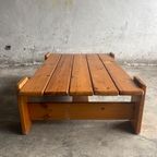 Brutalist Pine Coffee Table thumbnail 6