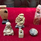 Set Van 6 Miniaturen Gemaakt Van Natuurlijke Steen thumbnail 3