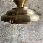 Dijkstra Goudkleurige Hanglamp , Jaren 70 thumbnail 4