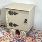 Restyle Brocante Nachtkastje Zandbeige Vintage thumbnail 5