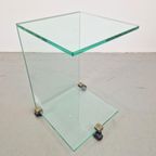 Regency Peter Ghyczy Bijzettafel Side Table Pioneer Tc Glas thumbnail 3
